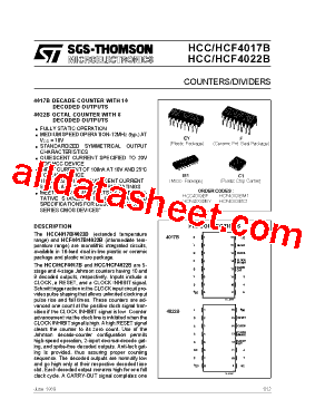 HCF4017BM1型号图片