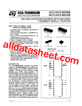 HCF4026BF型号图片