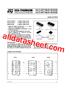 HCF4073BF型号图片