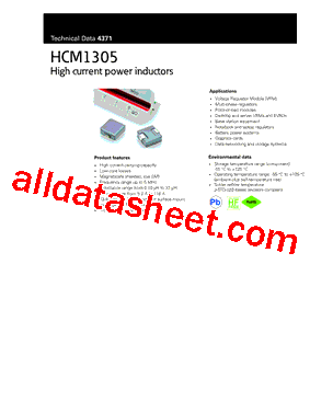 HCM1305-R10-R型号图片