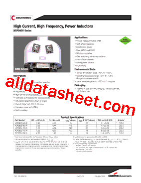 HCP0805-1R5-R型号图片