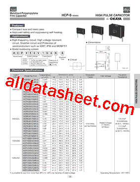 HCP1000V104K型号图片