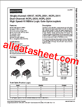 HCPL-2611SD型号图片