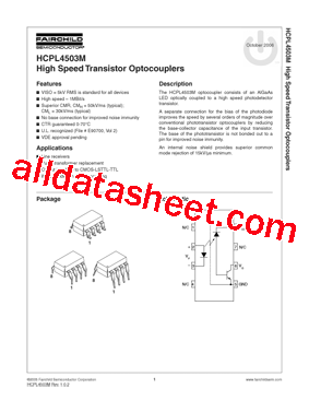 HCPL4503SDM型号图片