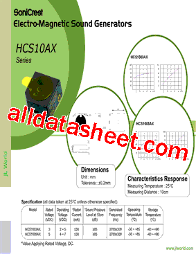 HCS1003AX型号图片