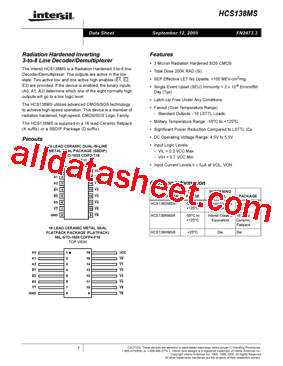 HCS138HMSR型号图片