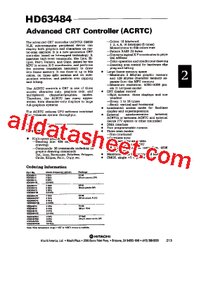 HD63484P4型号图片