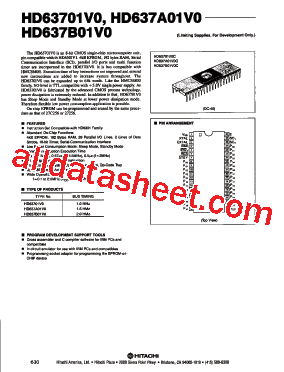 HD637A01V0型号图片