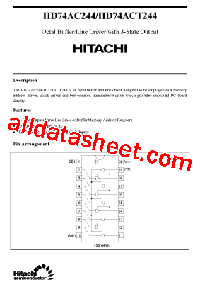 HD74ACT244型号图片