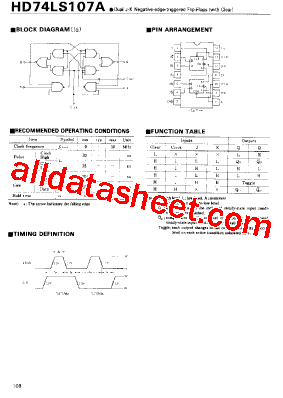 HD74LS107A型号图片