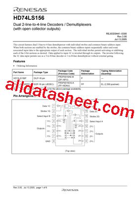 HD74LS156RPEL型号图片