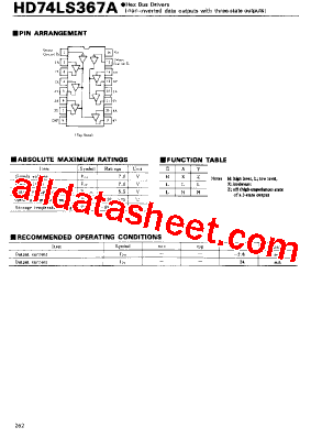 HD74LS367A型号图片