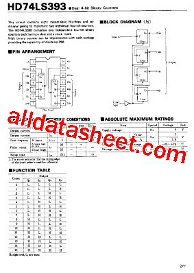 HD74LS393P型号图片