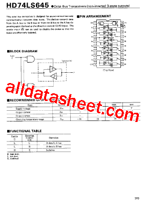 HD74LS645型号图片