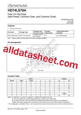 HD74LS78AFPEL型号图片