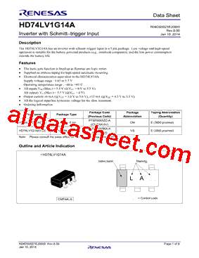 HD74LV1G14A_15型号图片