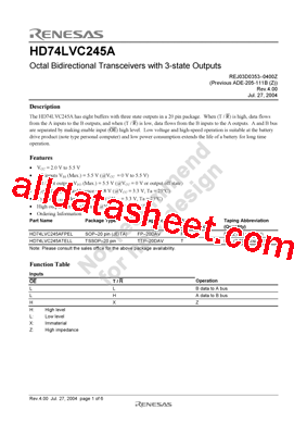 HD74LVC245ATELL型号图片