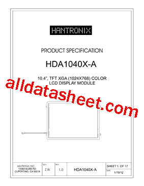 HDA1040X-A_15型号图片