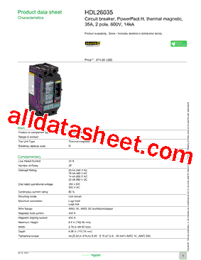 HDL26035型号图片