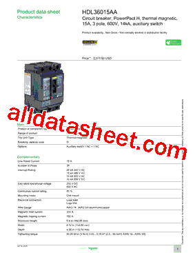 HDL36015AA型号图片