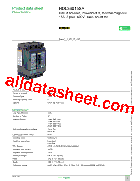 HDL36015SA型号图片
