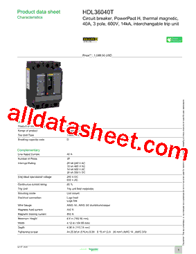 HDL36040T型号图片