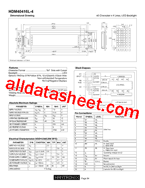 HDM20416L-1-E30S型号图片