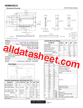 HDM64GS12_15型号图片