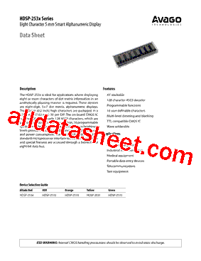 HDSP-2533型号图片