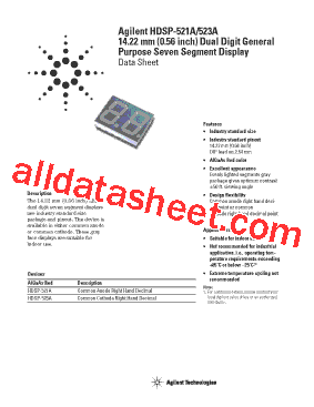 HDSP-523A-LK000型号图片