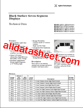 HDSP-A411-0H000型号图片