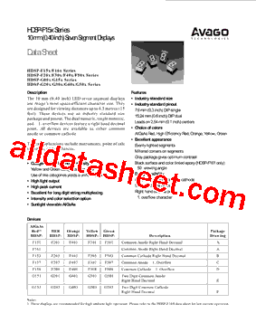 HDSP-F308型号图片