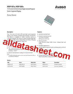 HDSP-G01E型号图片