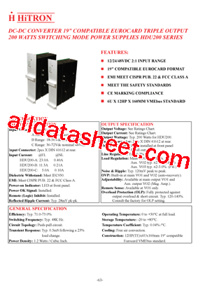 HDU200-A-T033EK型号图片