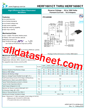 HERF1603CT型号图片