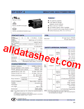 HF105F-4018ANIL1DSNILNIL型号图片