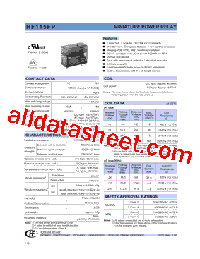 HF115FP/024-2Z4B型号图片