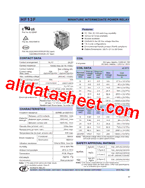 HF13F/A120-2Z2(257)型号图片