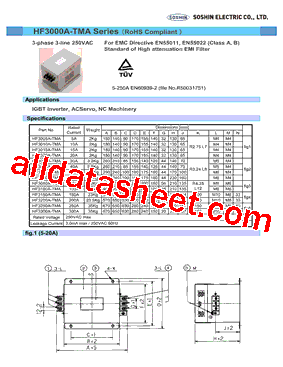 HF3015A-TMA型号图片