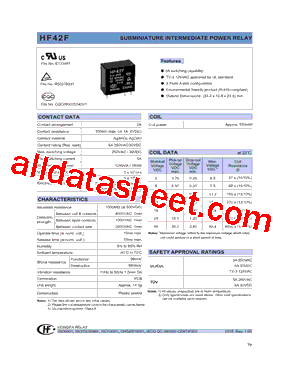 HF42F/006-2HXXX型号图片