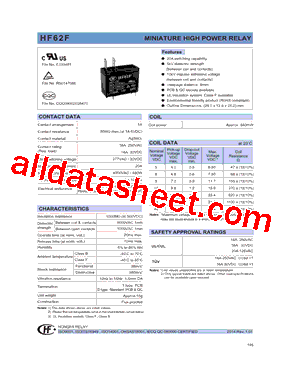 HF62F012-1HDF型号图片