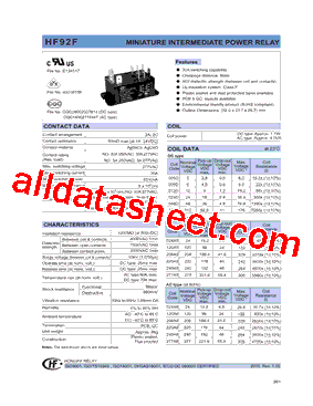 HF94F-012A52C12S型号图片