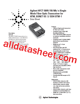 HFCT-5805C型号图片