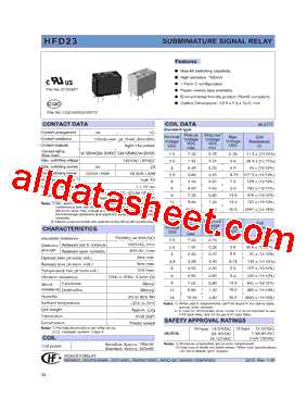 HFD23012-1HS型号图片