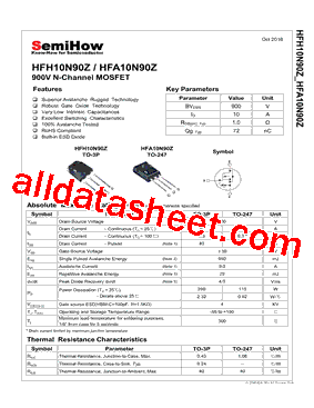 HFH10N90Z型号图片