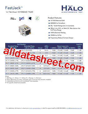 HFJ11-2450E-L15RL型号图片