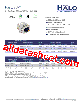 HFJ11-2G48ERL型号图片