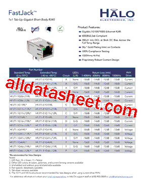 HFJT1-1G01-L11RL型号图片