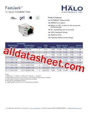 HFJT1-2450-L11RL型号图片