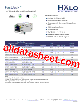 HFJT1-2GHP-L11RL型号图片